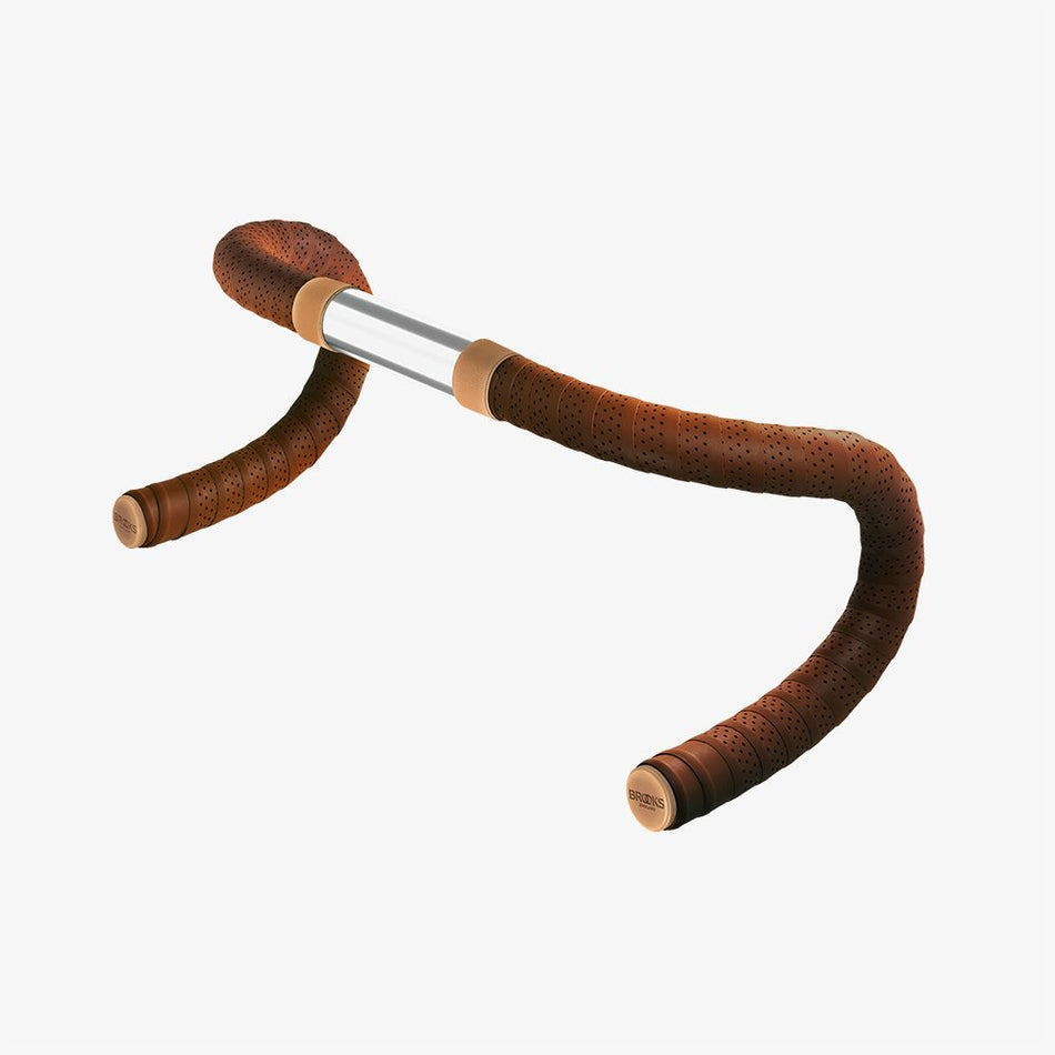 Leather Bar Tape Brown