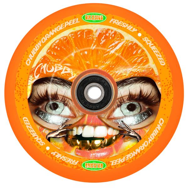 CHUBBY 110MM ORANGE PEEL WHEEL