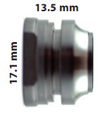DEORE XT REAR CONE 17.1MM X 13.5MM