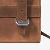 D-Shaped Saddle Bag Dark Tan