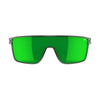 Tifosi Sanctum Sunglasses Crystal Smoke with Green Mirror Polarized Lens
