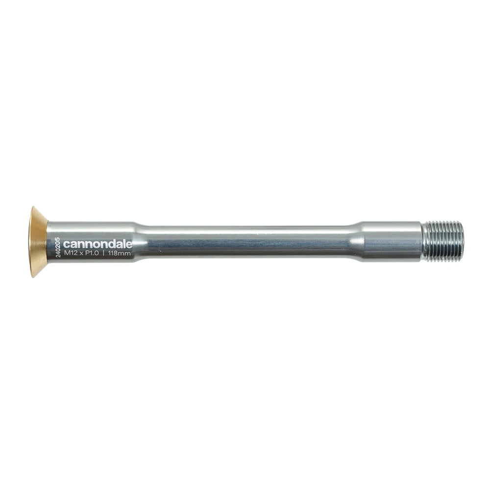Cannondale Syntace SL Axle 100mm x 12mm, P1.0, 118mm Length, Raw