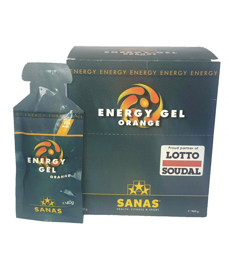Sanas Red Fruits Energy Gel 24 Pack
