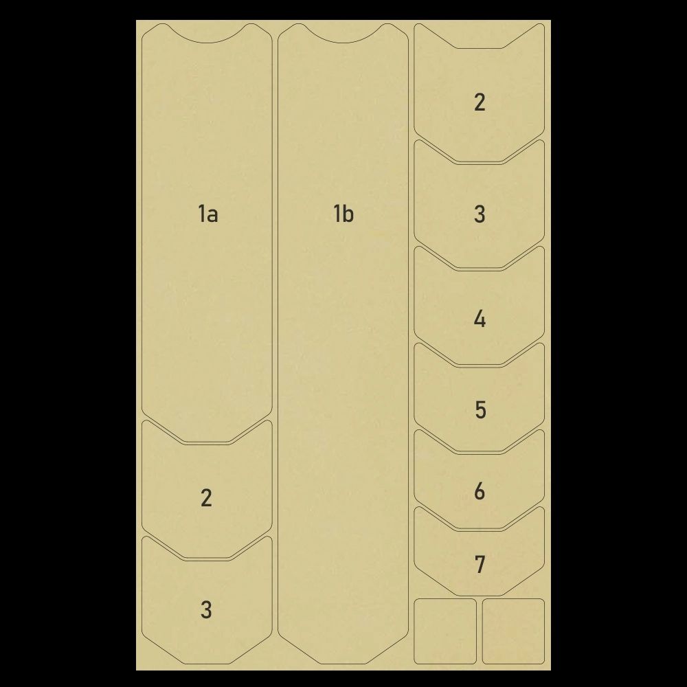 Mucky Nutz Frame Skinz Clear