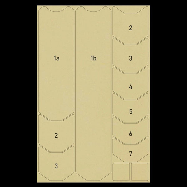 Mucky Nutz Frame Skinz Clear