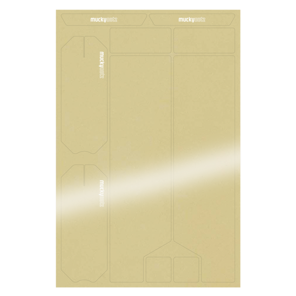 Mucky Nutz Fork & Crank Skinz Clear