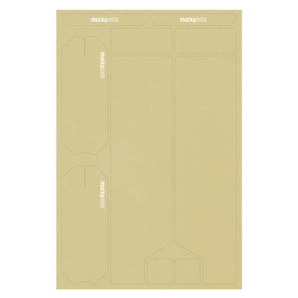 Mucky Nutz Fork & Crank Skinz Clear