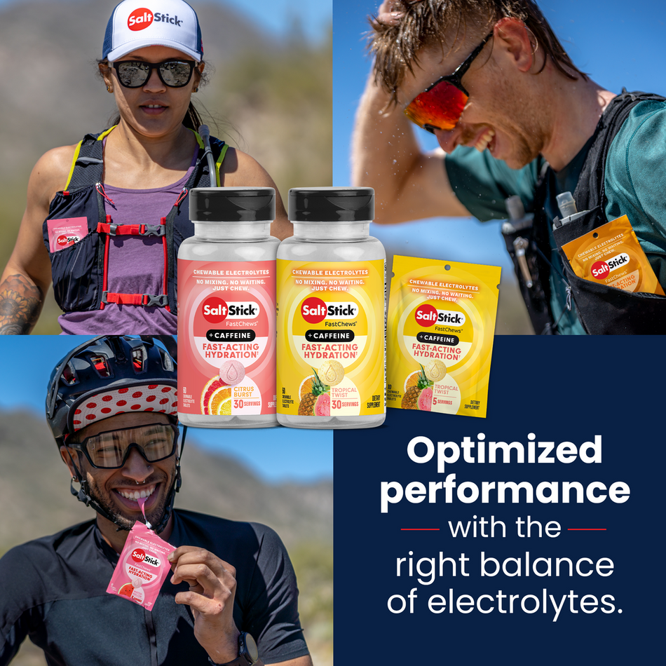 Saltstick Caffeine FastChews - Bottle
