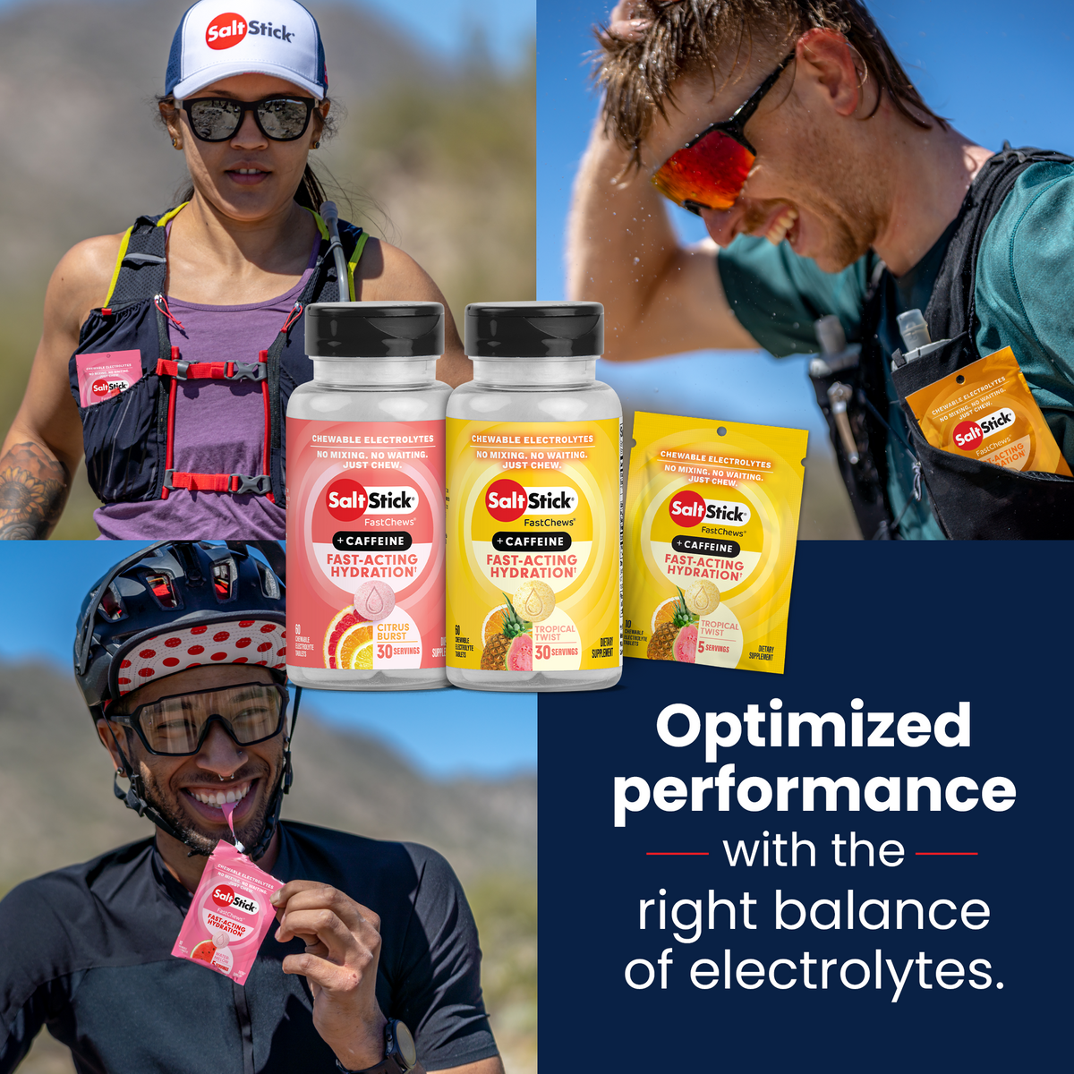 Saltstick Caffeine FastChews - Box