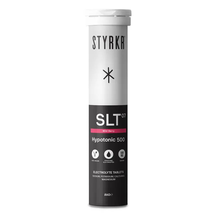 Styrkr SLT07 Quad-Blend Hypernotic Effervescent Electrolyte Tablets Mild Berry