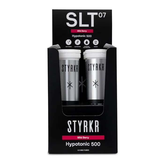 Styrkr SLT07 Quad-Blend Hypernotic Effervescent Electrolyte Tablets Mild Berry