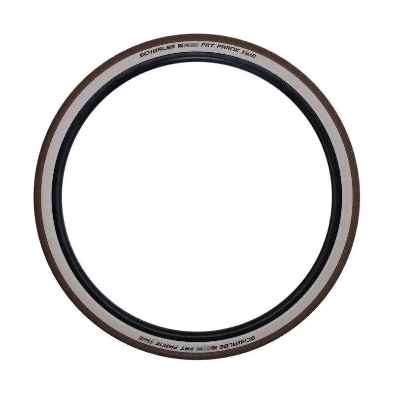 Schwalbe Tyre Motion Fat Frank - Brown/White Wall