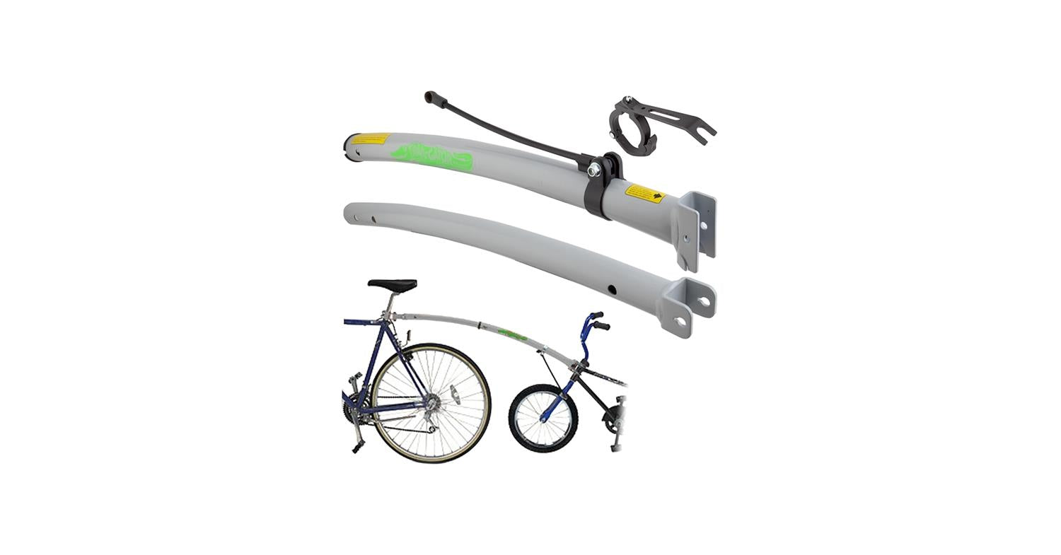 Trail-gator Bicycle Towbar Silver 1