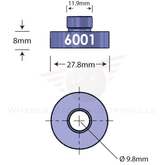 6001 Open Bore Adaptor