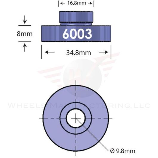6003 Open Bore Adaptor