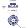 6802 Open Bore Adaptor
