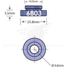 6803 Open Bore Adaptor