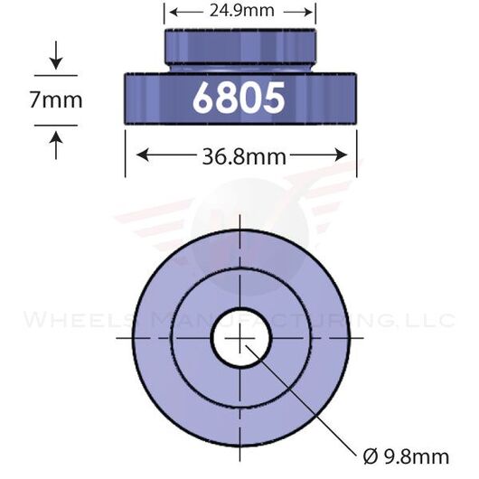 6805 Open Bore Adaptor