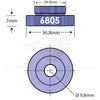 6805 Open Bore Adaptor