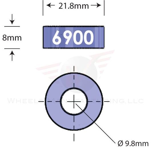 6900 Open Bore Adaptor