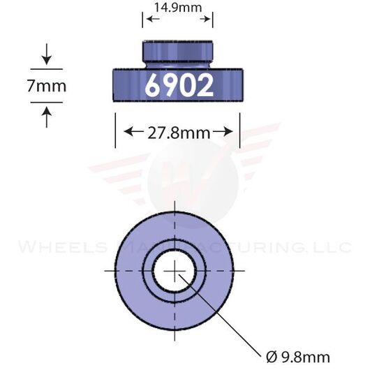 6902 Open Bore Adaptor