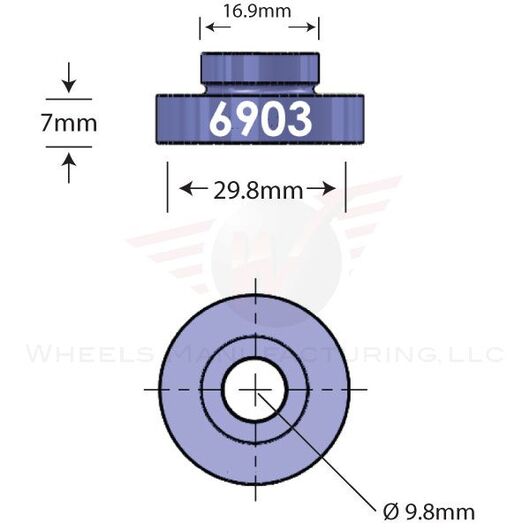 6903 Open Bore Adapter
