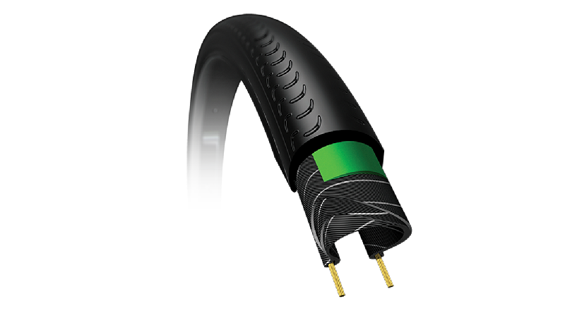 TYRE 700c x 28 CALDERA FLAT FIGHTER REFLECTIVE SIDEWALL C1719