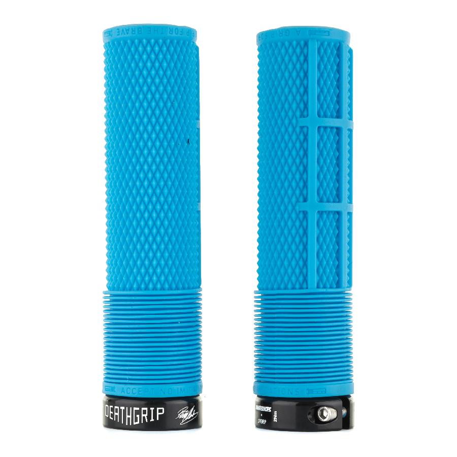 DMR DeathGrip Flangeless Lock-On Grips Thin (29.8mm)-Blue