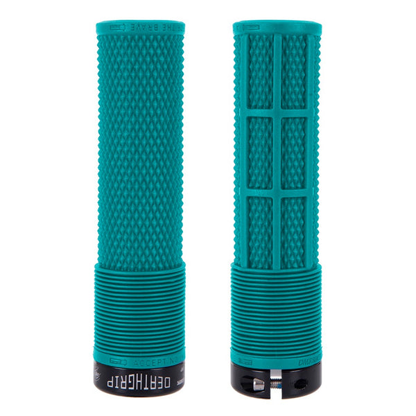 DMR DeathGrip Flangeless Lock-On Grips Thin (29.8mm)-Turquoise