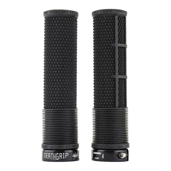 DMR DeathGrip Flange Lock-On Grips Thin (29.8mm)-Black