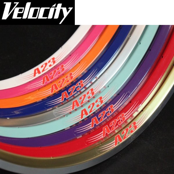 Velocity A23 700C Coloured Rims
