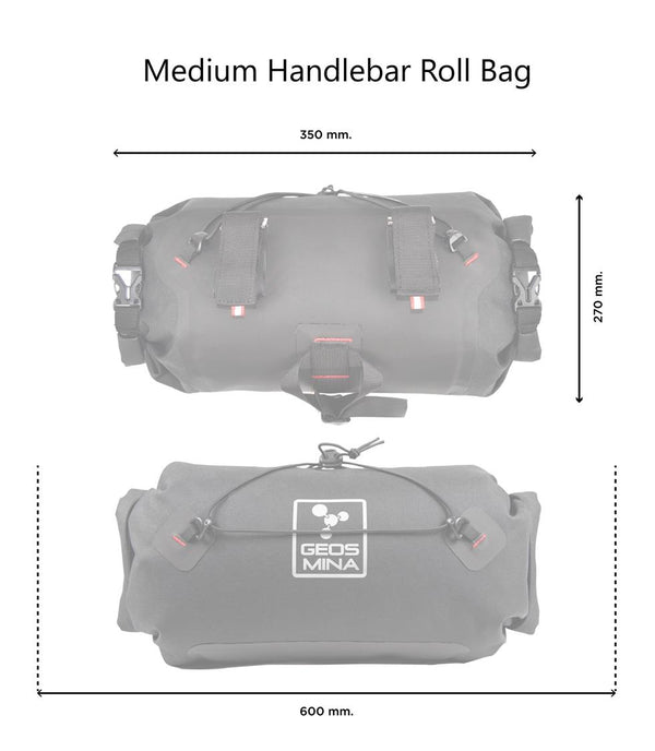 Dimensions - Medium Handlebar Bag