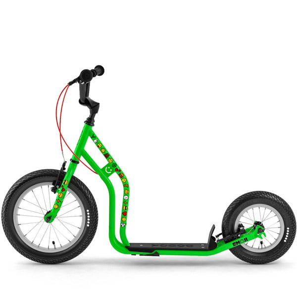 Yedoo Wzoom Emoji Scooter 16/12" Green - Side
