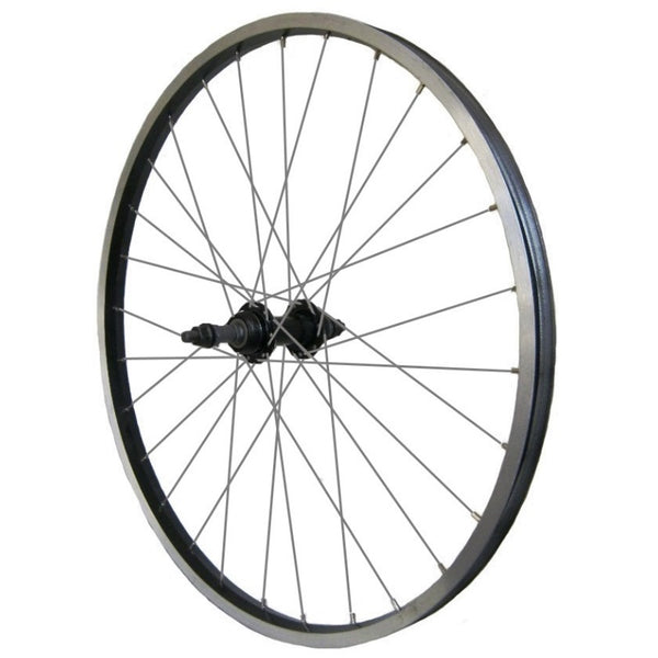 Rear 24" Steel/Alloy Screw-On Wheel Black