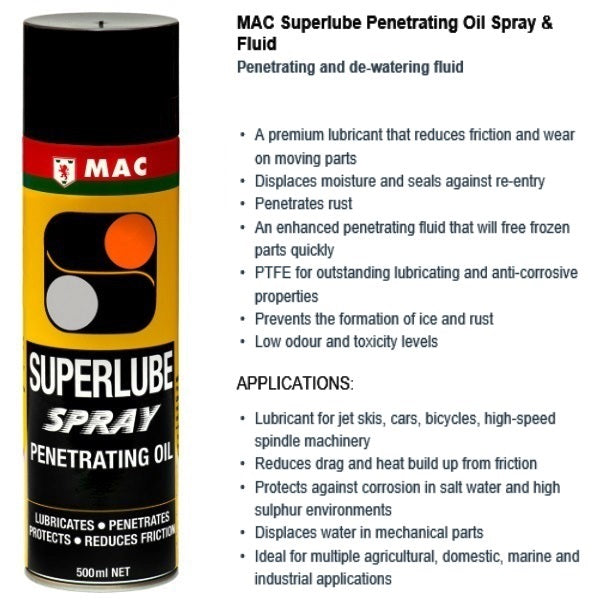 Superlube Penetrating Text Oil - OIL2044