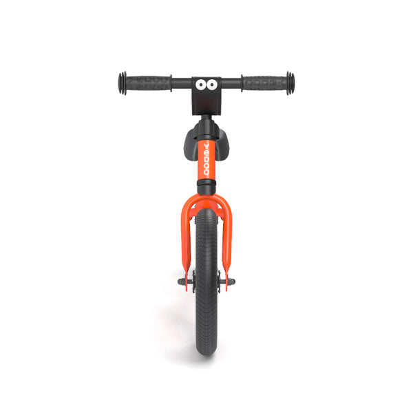 Yedoo Oops OneToo Balance Bike 12" Red Orange (No Brake) - Front