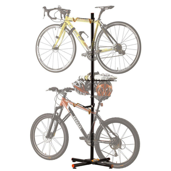 IceToolz Vertical 2-Bike Display Stand - Use