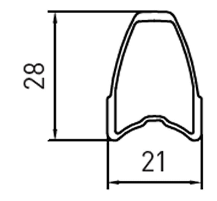 Gipiemme K28 Tubular Rim Profile