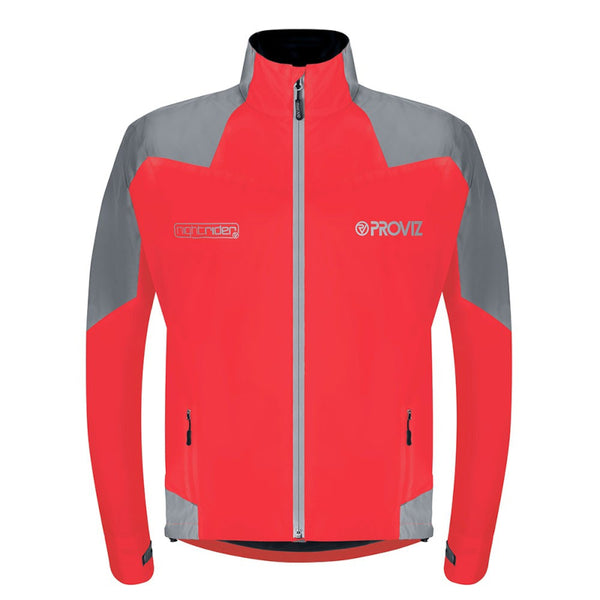 Proviz Nightrider 2.0 Men's Cycling Jacket Red