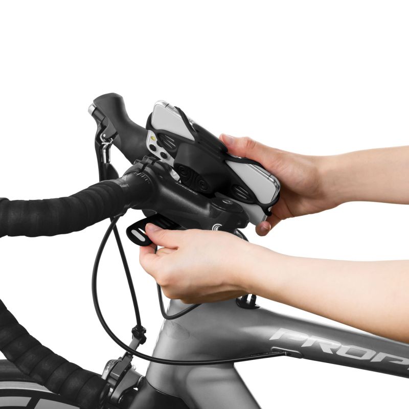 Bone Collection Bike Tie Pro 4 + Power Strap Smartphone Holder Black
