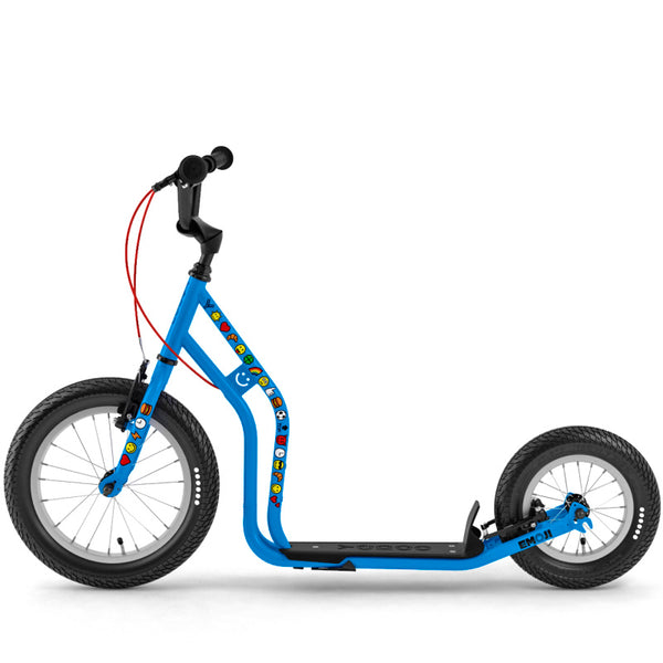 Yedoo Wzoom Emoji Scooter 16/12" Blue - Side