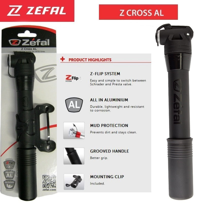 Zefal - Z Cross MTB 100PSI Pump - PUM1097