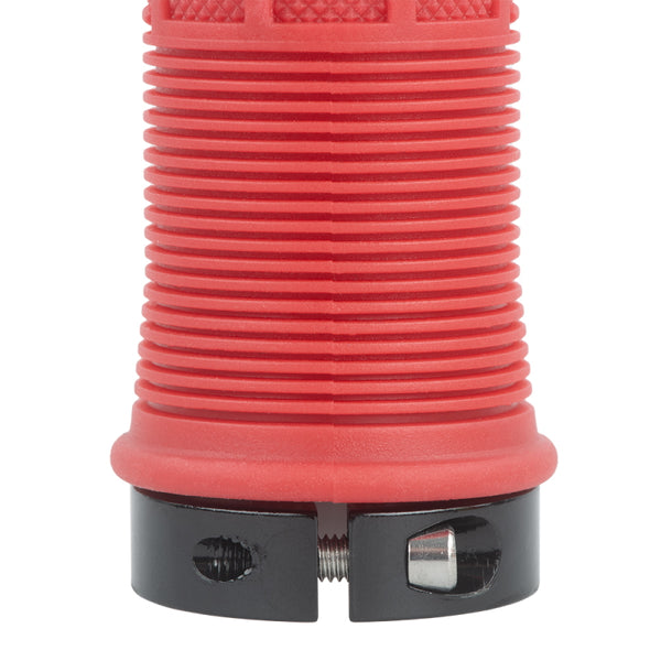 Oxford Driver Lock-On Grips Red - Webbed Grip
