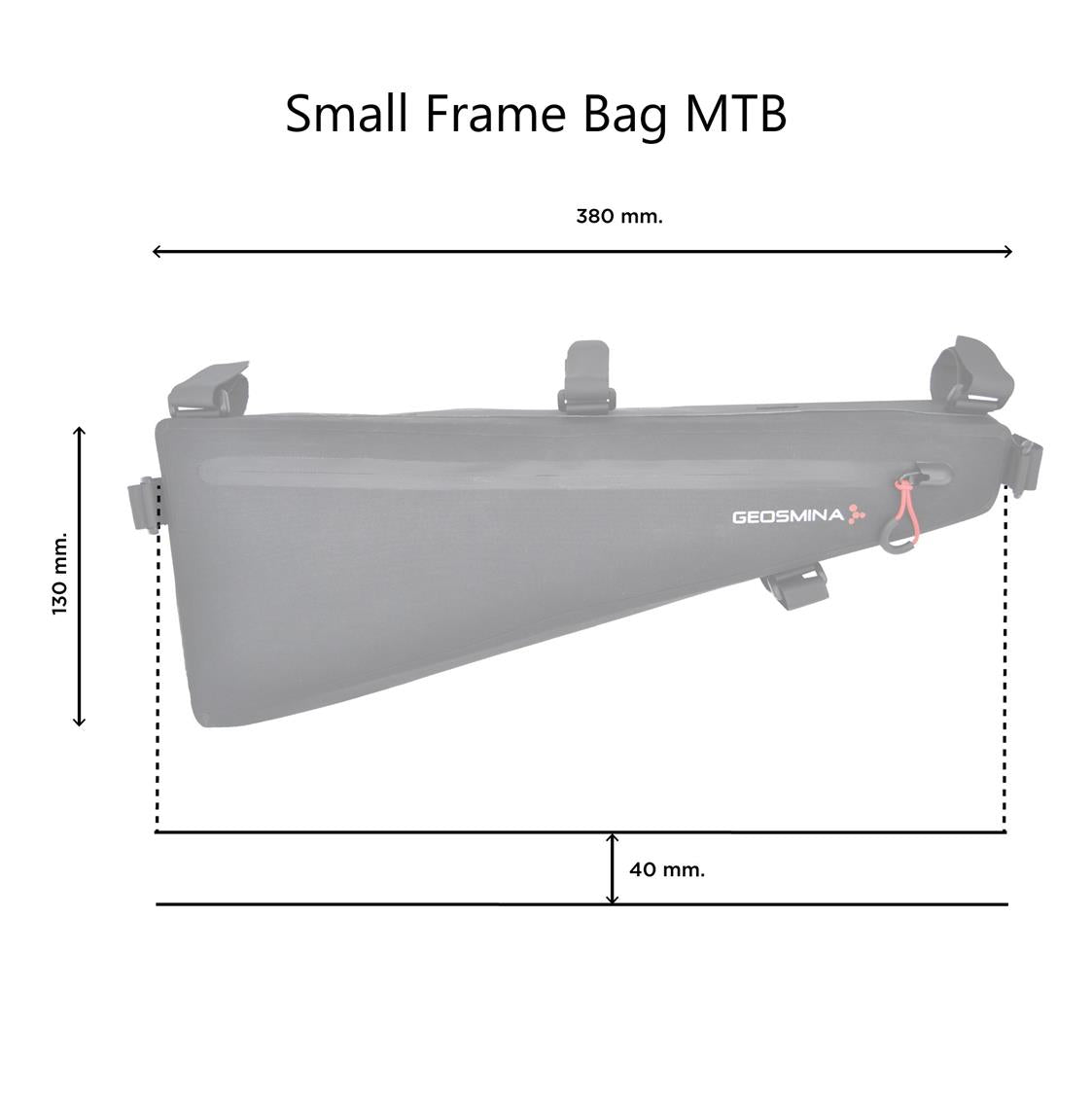 Dimensions Small Frame Bag MTB