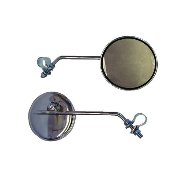 9" Chrome Plated Mirror - Front & Back