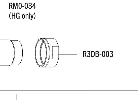 Fulcrum Axle Part R3DB-003